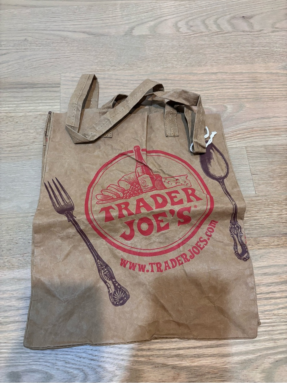 Trader Joes’s Reusable Washable Paper Grocery Tote Bag - Discontinued